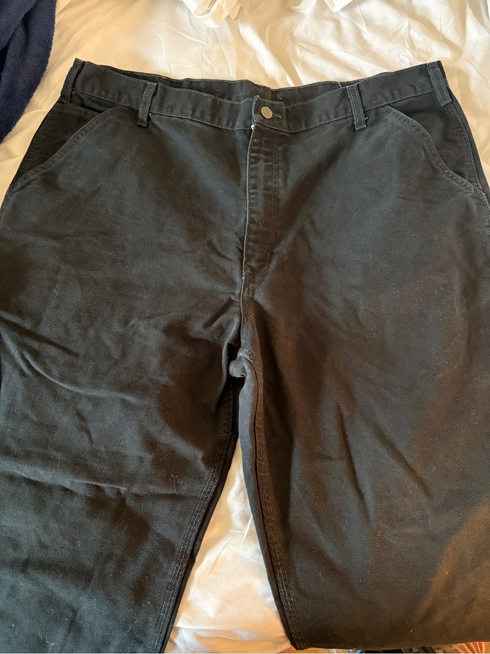 Carhartt Black Men's Chinos - Straight Leg Workwear